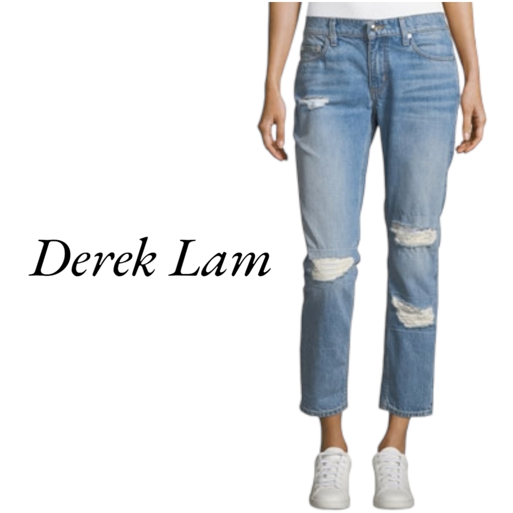 10 Crosby Derek Lam Mila Mid-Rise Girlfriend Jeans